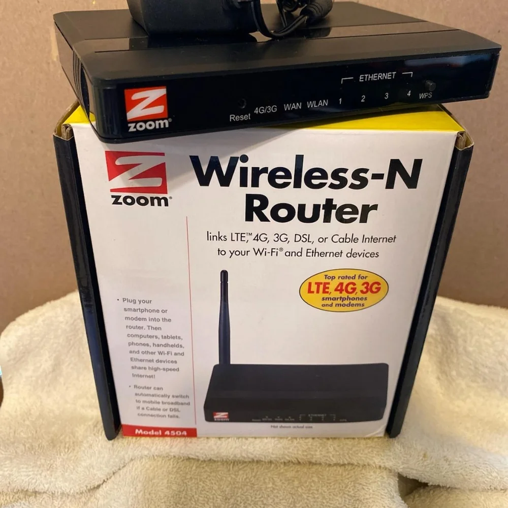 Zoom Wireless Router - Picture 3 of 3